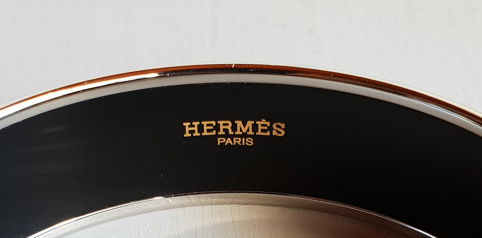Bracelet Hermès "Grands Fonds" en émail multicolore