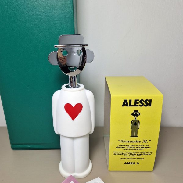 Tire-bouchon Alessi - Alessandro M. "Clubs and Hearts" édition limitée
